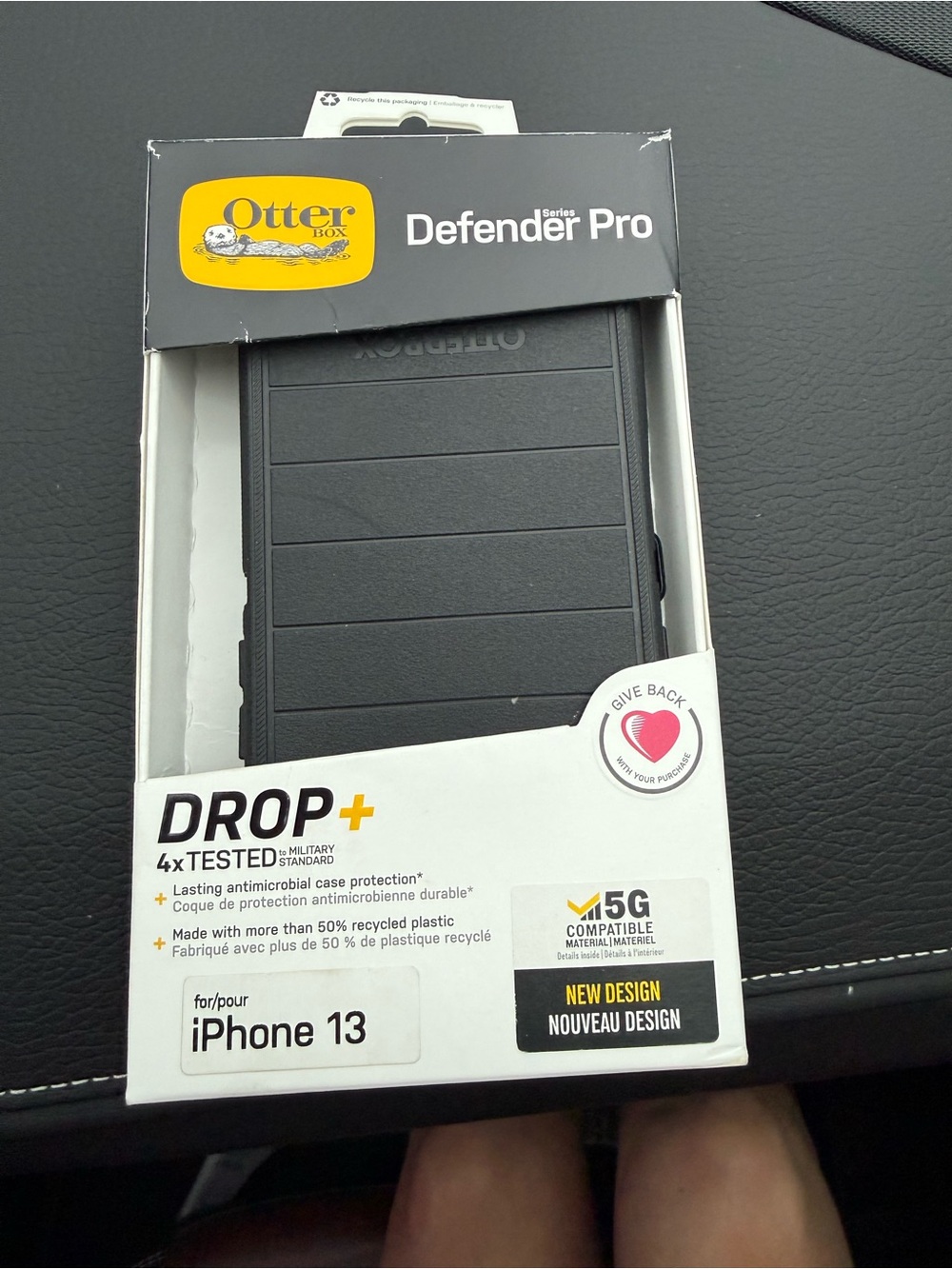 OtterBox Defender Pro Case for iPhone 13 - Black